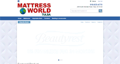 Desktop Screenshot of mattressworldok.com